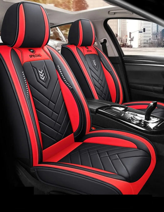 Huse auto Chrysler Sport Negre + Rosu