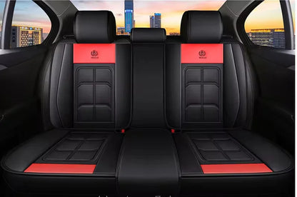 Huse auto Volvo Style Negru + Rosu