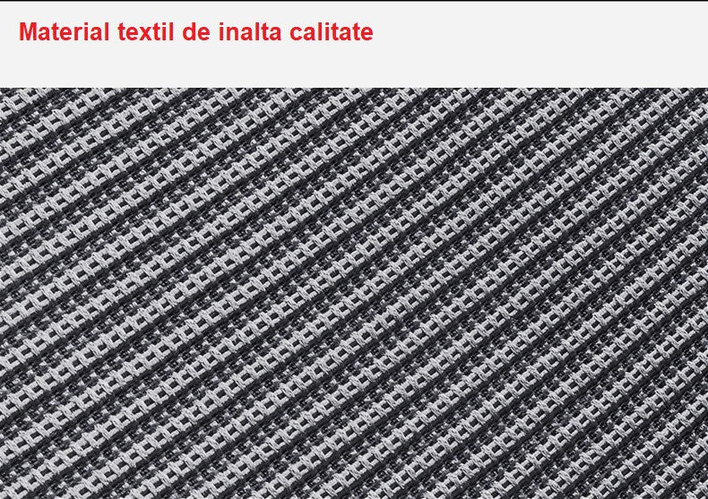 Huse auto Opel Textil + Piele Ecologica Negre cu Rosu