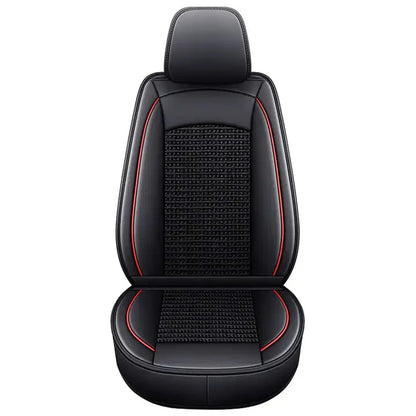 Huse auto Opel Textil + Piele Ecologica Negre cu Rosu
